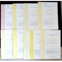 REVISTA GAZETA MATEMATICA NR. 1-10, 12 ANUL 1998 (9 REVISTE)