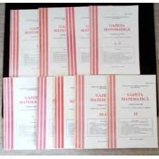 REVISTA GAZETA MATEMATICA NR.1-12 ANUL 1997 (9 REVISTE)