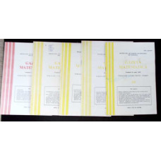 REVISTA GAZETA MATEMATICA ANUL 1998, NR. 1, 5-10 (5 REVISTE)