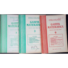 REVISTA GAZETA MATEMATICA 1979-1980 (3 REVISTE)