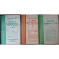 REVISTA GAZETA MATEMATICA 1983-1986 (3 REVISTE) REVISTA GAZETA MATEMATICA 1983-1986 (3 REVISTE)