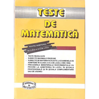TESTE DE MATEMATICA