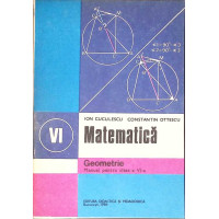 MATEMATICA. GEOMETRIE. MANUAL PENTRU CLASA A VI-A