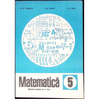 MATEMATICA, MANUAL PENTRU CLASA A V-A