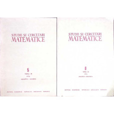 STUDII SI CERCETARI MATEMATICE VOL.5-6 (TOMUL 28, 1976 SEPTEMBRIE-DECEMBRIE)