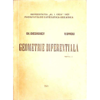 GEOMETRIE DIFERENTIALA PARTEA I
