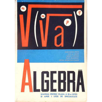 ALGEBRA, MANUAL PENTRU CLASA A IX-A