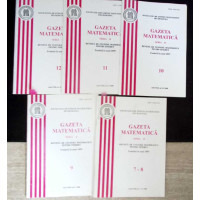 GAZETA MATEMATICA 2008, SERIA B, NR.7-12 (5 REVISTE) GAZETA MATEMATICA 2008, SERIA B, NR.7-12 (5 REVISTE)