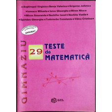 29 TESTE DE MATEMATICA. GIMNAZIU 29 TESTE DE MATEMATICA. GIMNAZIU