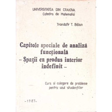 CAPITOLE SPECIALE DE ANALIZA FUNCTIONALA - SPATII CU PRODUS INTERIOR INDEFINIT