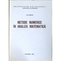 METODE NUMERICE IN ANALIZA MATEMATICA