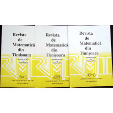 REVISTA DE MATEMATICA DIN TIMISOARA NR.1-3/ 2012