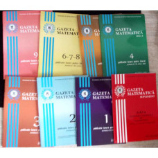 GAZETA MATEMATICA 2012 NR.1-9 + SUPLIMENT (8 REVISTE)