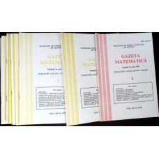 GAZETA MATEMATICA 1998, NR.1-12 (10 REVISTE)