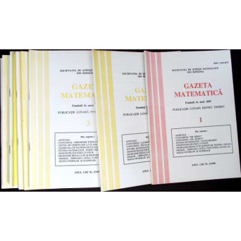 GAZETA MATEMATICA 1998, NR.1-12 (10 REVISTE)