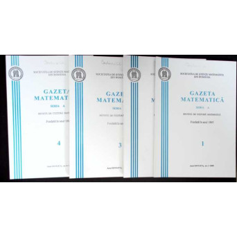 GAZETA MATEMATICA 2008, SERIA A NR.1-4