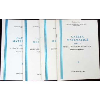 GAZETA MATEMATICA 2001, SERIA A NR.1-4