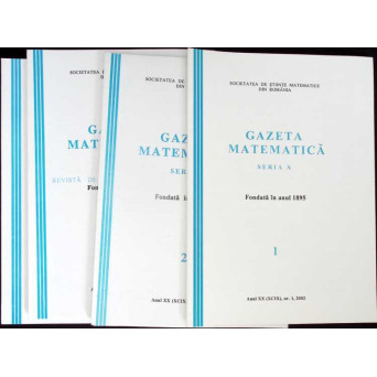 GAZETA MATEMATICA 2002, SERIA A, NR.1-4