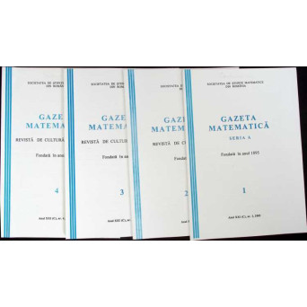 GAZETA MATEMATICA 2003, SERIA A NR.1-4