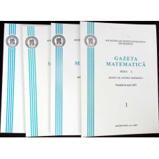 GAZETA MATEMATICA 2007, SERIA A NR.1-4