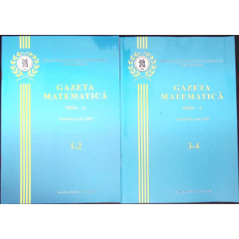 GAZETA MATEMATICA 2022 SERIA A, NR.1-4