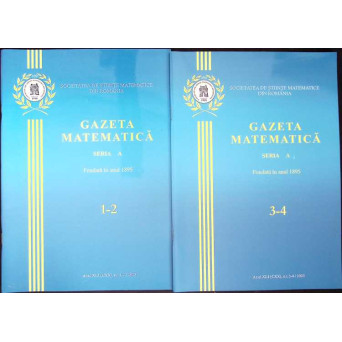 GAZETA MATEMATICA 2023 SERIA A, NR.1-4