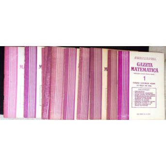 GAZETA MATEMATICA 1976 NR.1-12 (12 REVISTE) 