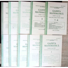 GAZETA MATEMATICA 1996 NR.1-12 (10 REVISTE)