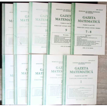 GAZETA MATEMATICA 1996 NR.1-12 (10 REVISTE)
