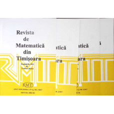 REVISTA DE MATEMATICA DIN TIMISOARA NR.1-4/2017