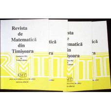 REVISTA DE MATEMATICA DIN TIMISOARA NR.1-4/2013