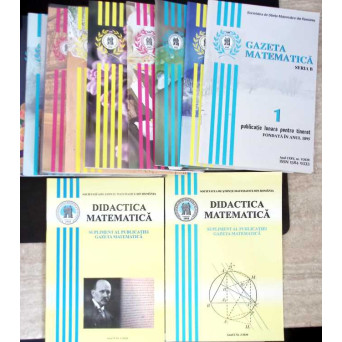 GAZETA MATEMATICA 2020 SERIA B + DIDACTICA MATEMATICA NR.1-12 (12 REVISTE)