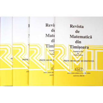 REVISTA MATEMATICA A ELEVILOR DIN TIMISOARA NR. 1-4/2024