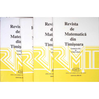 REVISTA MATEMATICA A ELEVILOR DIN TIMISOARA NR. 1-4/2011