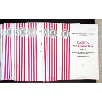 GAZETA MATEMATICA 2008 SERIA B, NR.1-12 (10 REVISTE)