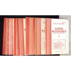 GAZETA MATEMATICA 1980 NR.1-12 (12 REVISTE)