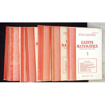 GAZETA MATEMATICA 1980 NR.1-12 (12 REVISTE)