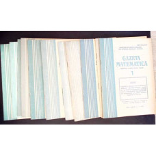 GAZETA MATEMATICA 1984 NR.1-12 (11 REVISTE)