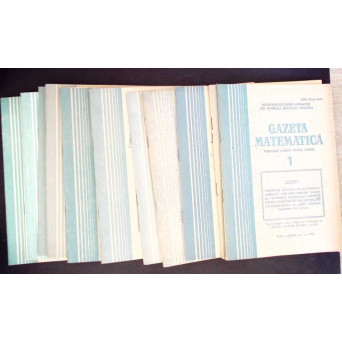 GAZETA MATEMATICA 1984 NR.1-12 (11 REVISTE)