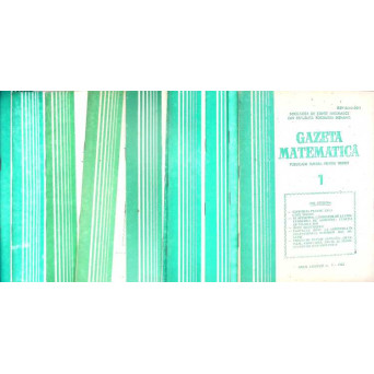 GAZETA MATEMATICA 1983 NR.1-7, 9-12 (10 REVISTE)
