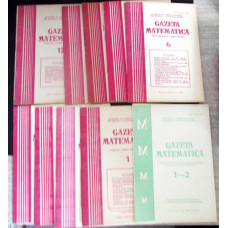 GAZETA MATEMATICA 1982 NR.1-12 (11 REVISTE)