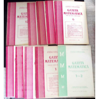 GAZETA MATEMATICA 1982 NR.1-12 (11 REVISTE)