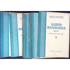 GAZETA MATEMATICA 1972 SERIA NR.1-8, 10-11 (10 REVISTE)