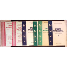 GAZETA MATEMATICA 1989 NR.1-4, 8-9 (6 REVISTE)