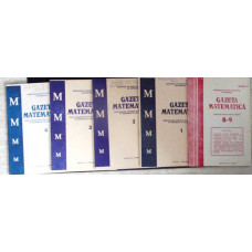 GAZETA MATEMATICA 1990 NR.1-4, 8-9 (5 REVISTE)