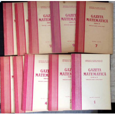 GAZETA MATEMATICA 1967 SERIA B, NR.12, 4-7, 9-12 (10 REVISTE)