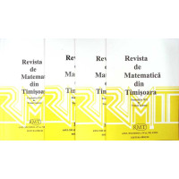 REVISTA DE MATEMATICA DIN TIMISOARA NR.1-4/2016