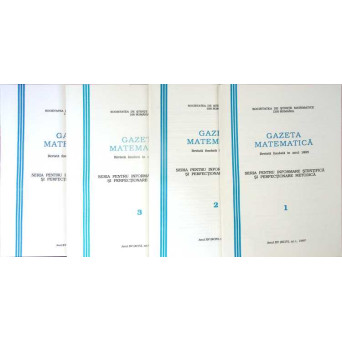 GAZETA MATEMATICA 1997 NR.1-4