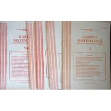 GAZETA MATEMATICA 1993 NR.1-8 (5 REVISTE)