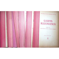 GAZETA MATEMATICA 1964 SERIA B, NR.1, 3-6, 10-12 (8 REVISTE)